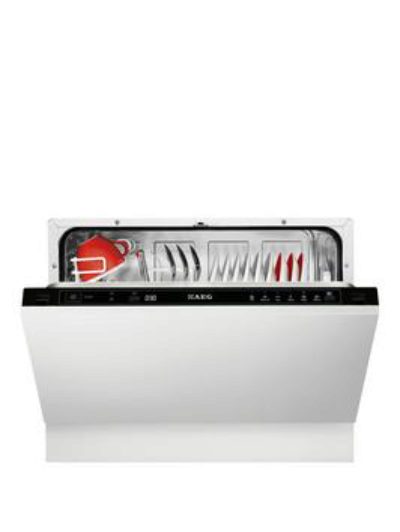 Aeg Compact Favorit F55210Vi0 Integrated Table Top Dishwasher - White
